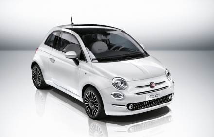Fiat 500 Front Side View
